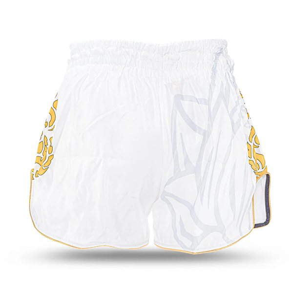Buakaw 播求 純淨白蓮 霧面 L / XL / 2XL 泰拳褲 泰拳褲,運動短褲,泰拳,踢拳,拳擊,MMA