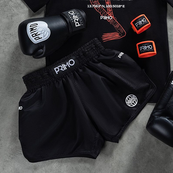 PRIMO ALTA 碳黑 M 泰拳褲 運動短褲 運動短褲,泰拳褲,泰拳,PRIMO,黑色,拳擊