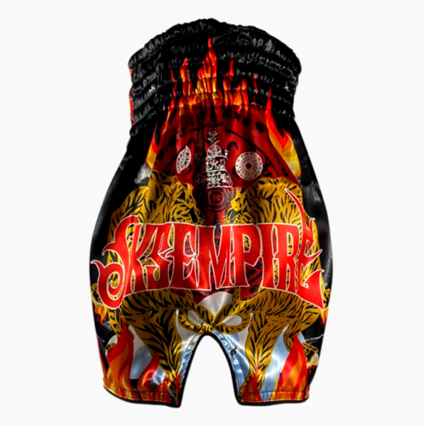 SKS 煉獄系列 XL / 2XL 烈焰虎 泰拳褲 運動短褲 SKS,泰拳褲,運動褲,拳擊,踢拳,泰拳,