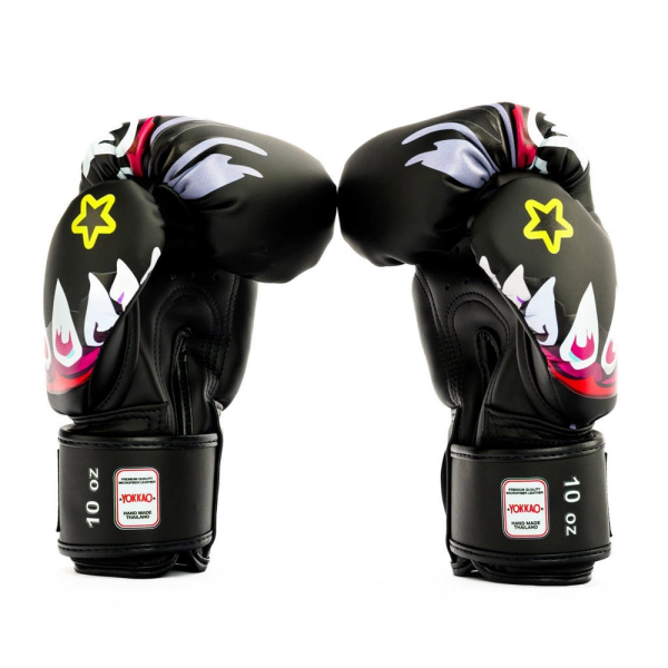 YOKKAO 風飛鯊 12oz 14oz 16oz 黑色 極細纖 拳擊手套 拳套,YOKKAO,拳擊,踢拳,泰拳,拳擊,黑色,鯊魚,black,sharknado