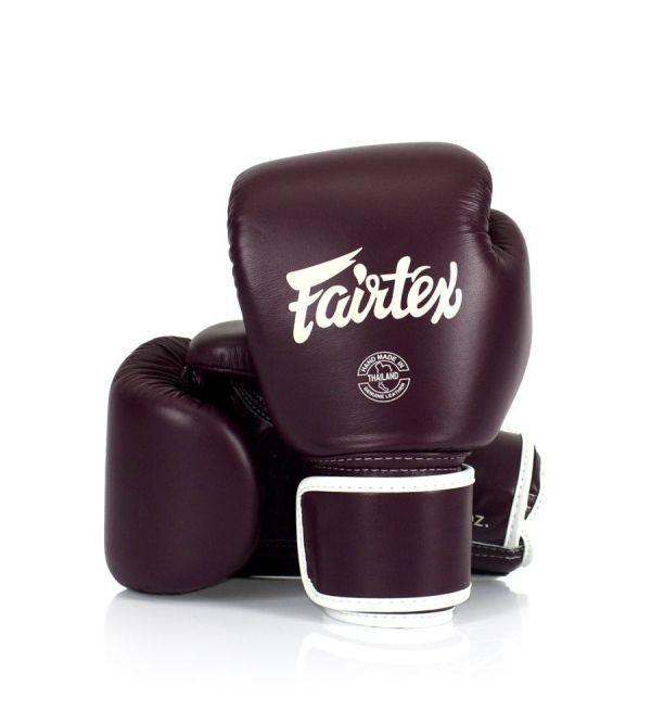 Fairtex 素色 8oz 真皮 栗色 深棕 拳擊手套 格鬥裝備,拳套,泰拳,FAIRTEX,棕色,拳擊,踢拳