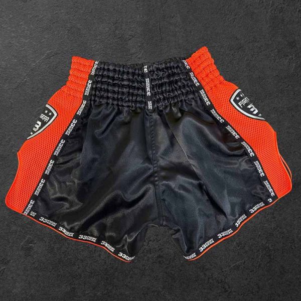 33 FIGHT 黑橘 L / XL 泰拳褲 33fight,泰拳褲,運動褲,拳擊,踢拳,泰拳,