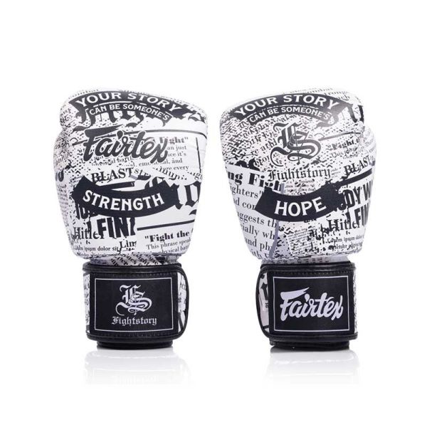 Fairtex 聯名款 Fight Story 12oz 拳擊手套 附拳套袋 格鬥裝備,拳套,泰拳,FAIRTEX,黑色,拳擊,踢拳