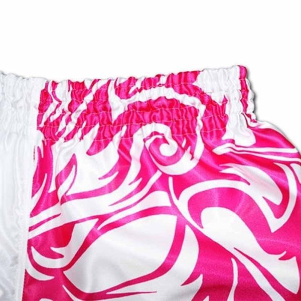 Muay Thai 部落勇士 粉白 XS / S / M / L 泰拳褲 泰拳褲,運動褲,拳擊,踢拳,泰拳,粉色,白色