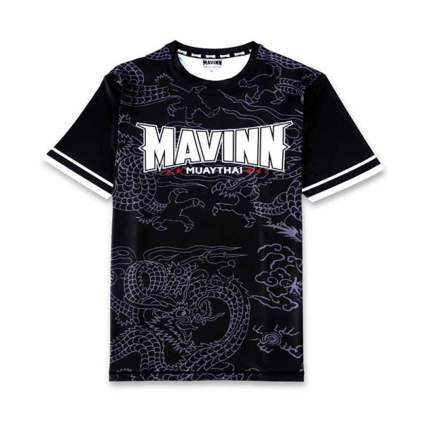 MAVINN 深度黑色 Ｍ / L / XL / 2XL 休閒運動 排汗上衣 T 卹 上衣,休閒上衣,泰拳,MAVINN,黑色,排汗衫,休閒服飾,運動上衣,black