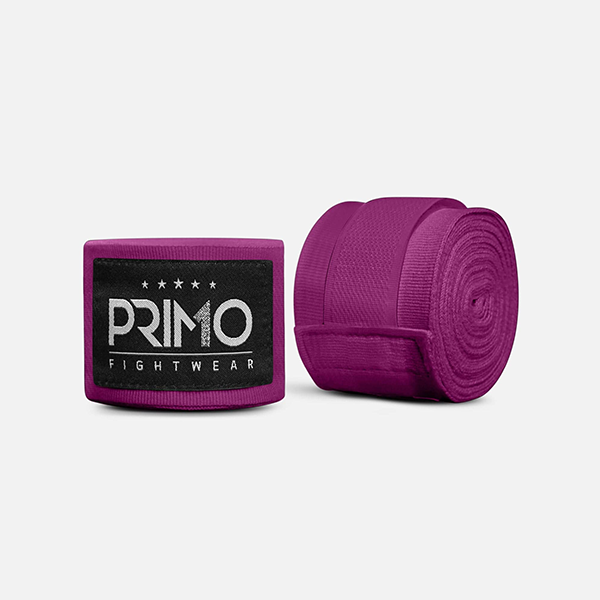 PRIMO 手綁帶 4 米 紫色 彈性 棉質 手綁帶,棉質,彈性,泰拳,PRIMO,紫色,拳擊