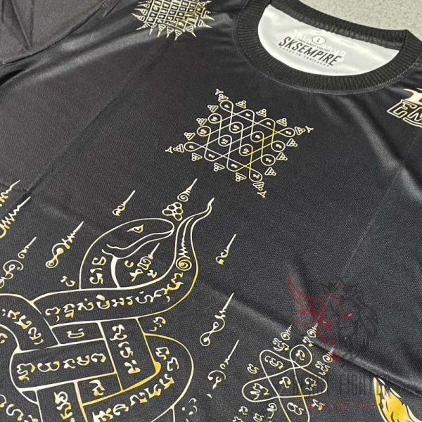 SKS Sakyant 黑色 L / 2XL 黃金猛虎 T恤 排汗運動衣 SKS,上衣,休閒上衣,泰拳,老虎,黑色,休閒服飾,排汗衫
