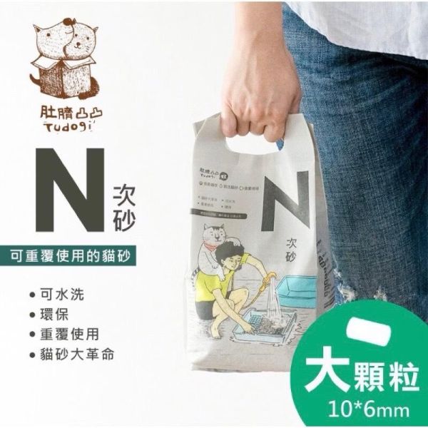 肚臍凸凸N次砂 可水洗貓砂, 重複使用貓砂, 可清洗貓砂, N次砂, 肚臍凸凸N次砂, 水洗貓砂, 小顆粒貓砂, 雙層貓砂盆, 低粉塵貓砂, 除臭貓砂, 省錢貓砂, 貓砂推薦