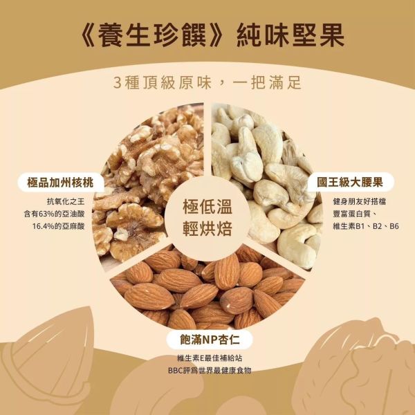 【養生珍饌】純味堅果 