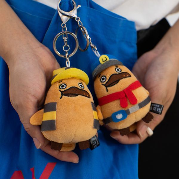 動物警探達克比迷你鑰匙圈-經典款 