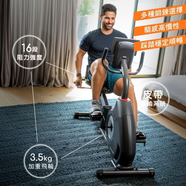 Schwinn 510R 斜臥式健身車 護膝健身車, 高背支撐,長輩復健推薦,銀髮族健身器材,安全復健運動,靜音訓練,人體工學設計,靜音健身車,物理治療器材,下肢復健,喬山