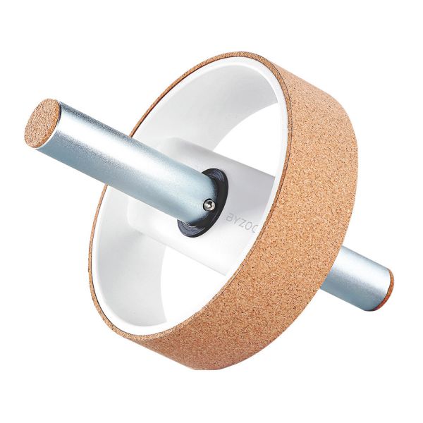 健腹滾輪 (白) Ab Roller Plus,核心訓練滾輪,防滑滾輪,腹肌訓練器,靜音滾輪,附護膝墊,高承重250kg,居家健身配件,BYZOOM Ab Roller,黑色訓練滾輪,腹肌
