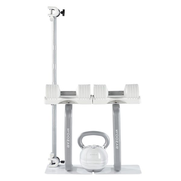 Pure Series 5.6kg(12.5LB) 美型組合 可調式啞鈴, BYZOOM 啞鈴, 12.5LB 啞鈴, 可調式壺鈴, 槓鈴桿, 啞鈴架, 居家健身, 重量訓練, 健身器材, 啞鈴推薦, 壺鈴推薦