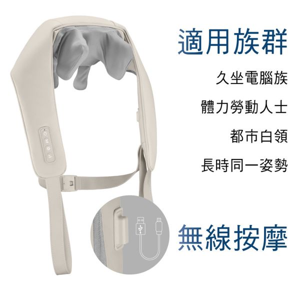 喬山 JOHNSON 頸FUN鬆．揉按式頸肩按摩器 D280︱TAKmE帶著走 JOHNSON D280, 頸肩按摩器, 揉按式按摩器, 熱敷按摩器, 無線按摩器, 肩頸放鬆, 按摩器推薦, 居家按摩, 肌肉舒緩, 頸部按摩​​,喬山