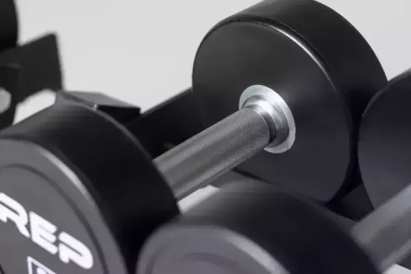PU 圓形啞鈴組 (37.5KG-45KG) PU啞鈴組, 圓形啞鈴, 45kg啞鈴, 大重量啞鈴, 聚氨酯啞鈴, 商用健身房啞鈴, 加粗握把啞鈴, 專業重訓啞鈴, 漸進式超負荷, 深蹲推舉啞鈴, REP FITNESS啞鈴, REP-ST-DB55-SET-3745