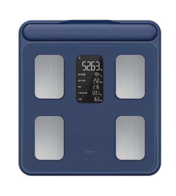 AtfleeTW韓國 iGripX手握式智慧體脂計 手握式智慧體脂計,iGripX藍,藍芽APP,韓國Kpop款,28項數據,體重BMI體脂,內臟脂肪,4.8吋螢幕,atflee授權,200萬銷售,98%精度,健身神器,家用握握測,APP追蹤