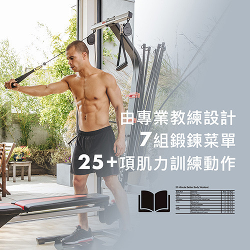 BowFlex PR1000 划船重量訓練機 重訓機 BowFlex PR1000,划船重量訓練機,居家健身設備,全身訓練器材,Power Rod阻力桿,多功能健身器材,喬山,有氧與肌力訓練,健身器材推薦,家庭健身房,重訓