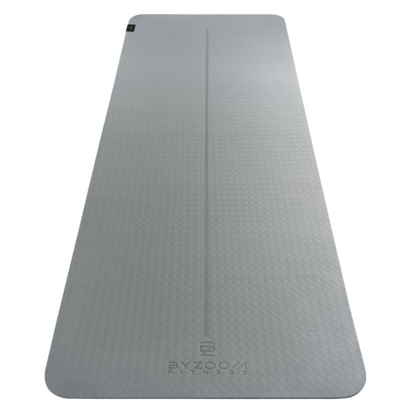 TPE 止滑輕巧瑜珈墊 4mm (灰、粉可選) BYZOOM FITNESS,TPE瑜珈墊,4mm瑜珈墊,灰色瑜珈墊,止滑瑜珈墊,輕巧瑜珈墊,環保瑜珈墊,瑜珈墊推薦,瑜珈墊選購,瑜珈墊品牌,健身墊