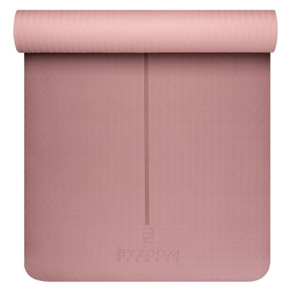 TPE 止滑輕巧瑜珈墊 4mm (紫色) BYZOOM FITNESS,TPE瑜珈墊,4mm瑜珈墊,灰色瑜珈墊,止滑瑜珈墊,輕巧瑜珈墊,環保瑜珈墊,瑜珈墊推薦,瑜珈墊選購,瑜珈墊品牌,健身墊