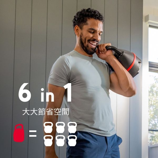 BowFlex 840 可調式壺鈴 3.5-18kg｜SelectTech系列 可調式壺鈴, SelectTech, 重量訓練, 居家健身, 重訓器材, 健身器材, 健身配件, 健身設備, 壺鈴訓練, 健身器材推薦, 居家重訓, 健身房器材, 重量調整壺鈴,喬山