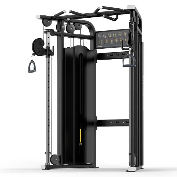 喬山 Vision 多功能訓練器 VST600-FT-02 Vision Fitness,VST600‑FT,功能訓練器,多功能訓練機,商用訓練器,高強度滑輪機,1:2滑輪比,重型組合訓練,商用健身設備,全身訓練機