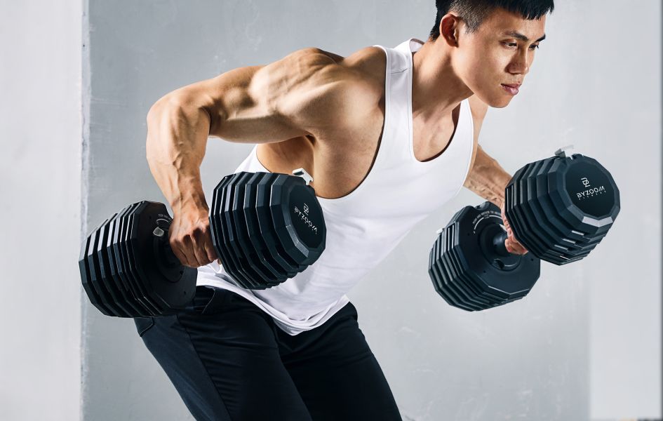 Classic Series 25kg (55LB) 15段重量 可調式啞鈴(黑) 可調式啞鈴, Byzoom 啞鈴, 25kg 啞鈴, 居家健身, 重量訓練, 啞鈴訓練, 健身器材, 重訓器材, 啞鈴推薦, 啞鈴調整​