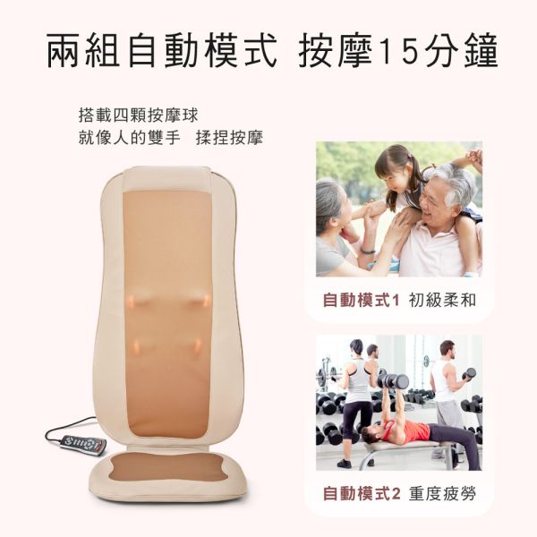 喬山 肩頸多感舒摩背墊 RT2165｜Color mE系列 RT2165按摩背墊,肩頸揉捏墊,Color mE按摩墊,背部震動按摩器,滾軌按摩墊,家用按摩器材,多功能按摩墊,頸肩腰按摩墊