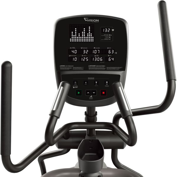 VISION S60 懸吊式橢圓機 vision , s60 , s600e ,橢圓訓練機,懸吊式橢圓機,電磁阻力,靜音健身器材,居家健身器材,多功能面板,橢圓機推薦