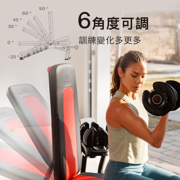 BowFlex 5.1S多功能重訓椅｜多角度立式收納｜SelectTech系列 BowFlex 5.1S, 可調式舉重椅, 居家健身, 重訓器材, 健身椅, 舉重椅推薦, 可折疊舉重椅​​,喬山