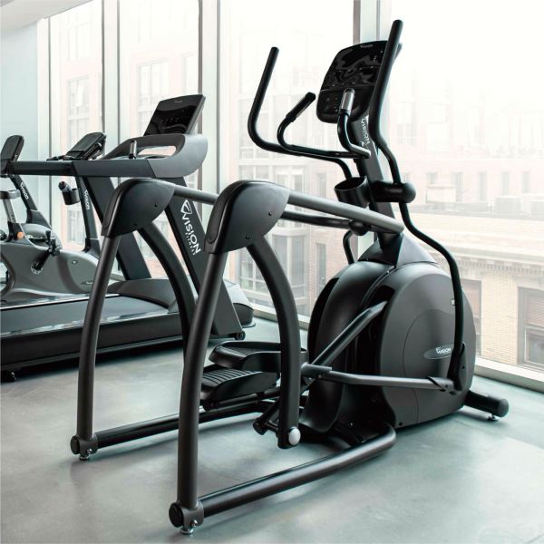 VISION S60 懸吊式橢圓機 vision , s60 , s600e ,橢圓訓練機,懸吊式橢圓機,電磁阻力,靜音健身器材,居家健身器材,多功能面板,橢圓機推薦