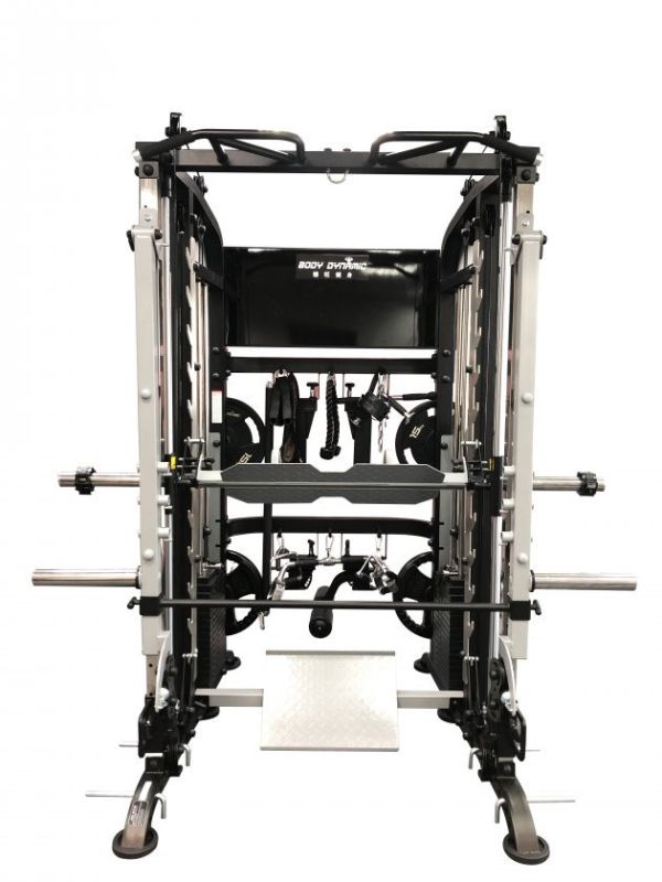 TO-S118 全方位史密斯機 史密斯機, 多功能訓練架, 居家健身器材, 自由重量訓練, 滑輪訓練機, 引體向上架, TO-S118, 重訓設備