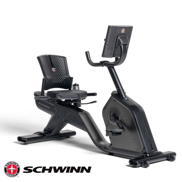 Schwinn 590R 斜臥式健身車 Schwinn 590R, 臥式健身車, JRNY APP, 智能健身車, 護膝運動, 居家健身, 磁控健身車, 舒適騎乘, 健身器材推薦, 有氧運動,喬山