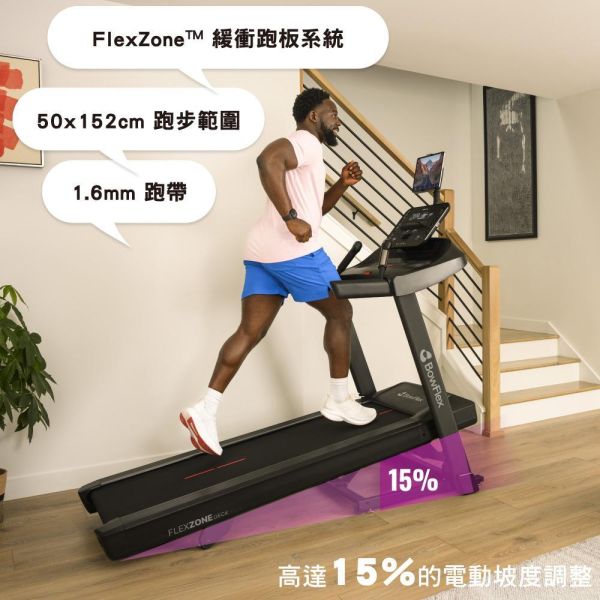 喬山 BowFlex T6-21 電動跑步機 喬山T6-21, 20km/h電動跑步機, 15%坡度跑步機, 家用超大跑步機, Flex Zone緩震, 50x152跑帶跑步機, 折疊健身跑步機, 喬山馬達保固, 全家燃脂跑步機,1111,雙11,1212,雙12