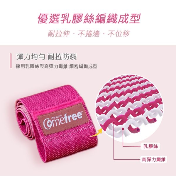 美臀鍛鍊圈 (3種磅數/組) 美臀鍛鍊圈,Comefree CF81608,3 入組阻力圈,翼臀圈,臀腿線條訓練,加寬防滑阻力帶,彈力圈腿部訓練,居家鍛鍊器材,Comefree