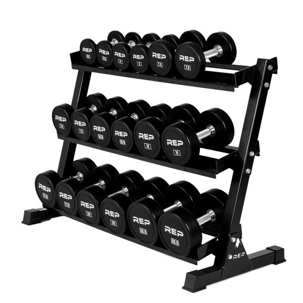 PU 圓形啞鈴組 (2.5KG-22.5KG) 啞鈴,專業啞鈴,商用啞鈴,,健身房器材架,重訓收納架,啞鈴架