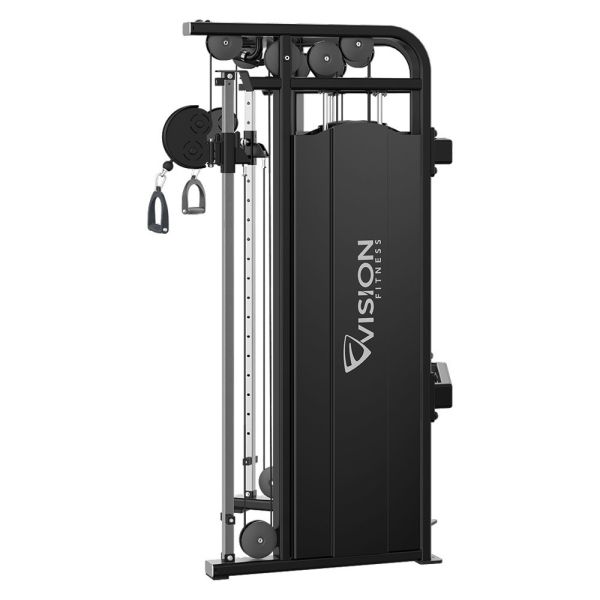 喬山 Vision 多功能訓練器 VST600-FT-02 Vision Fitness,VST600‑FT,功能訓練器,多功能訓練機,商用訓練器,高強度滑輪機,1:2滑輪比,重型組合訓練,商用健身設備,全身訓練機