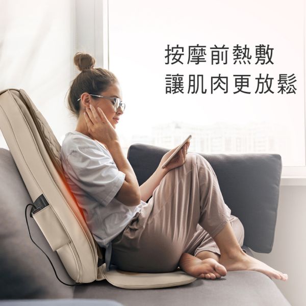 喬山 肩頸多感舒摩背墊 RT2165｜Color mE系列 RT2165按摩背墊,肩頸揉捏墊,Color mE按摩墊,背部震動按摩器,滾軌按摩墊,家用按摩器材,多功能按摩墊,頸肩腰按摩墊