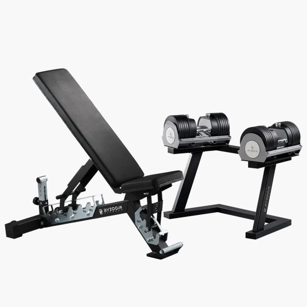 Power series 46kg 抗摔可調式啞鈴 Power Series 46kg可調啞鈴,Byzoom啞鈴,可調重量啞鈴,QCD快速切換,全平底啞鈴,金屬板啞鈴,防滑握把啞鈴,家庭訓練器材