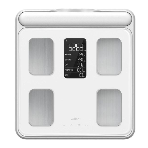 AtfleeTW韓國 iGripX手握式智慧體脂計 手握式智慧體脂計,iGripX藍,藍芽APP,韓國Kpop款,28項數據,體重BMI體脂,內臟脂肪,4.8吋螢幕,atflee授權,200萬銷售,98%精度,健身神器,家用握握測,APP追蹤