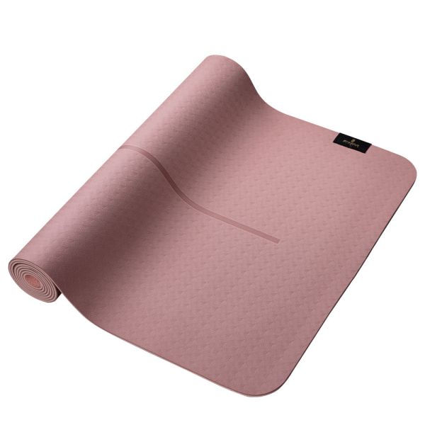 TPE 止滑輕巧瑜珈墊 4mm (灰、粉可選) BYZOOM FITNESS,TPE瑜珈墊,4mm瑜珈墊,灰色瑜珈墊,止滑瑜珈墊,輕巧瑜珈墊,環保瑜珈墊,瑜珈墊推薦,瑜珈墊選購,瑜珈墊品牌,健身墊