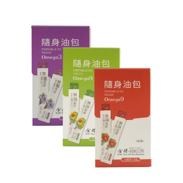 【金椿】隨身油包 10ml*10包/盒 苦茶油,茶花籽油,金花小菓,紅花大菓,紫蘇籽油,生飲,苦茶油推薦,苯駢芘