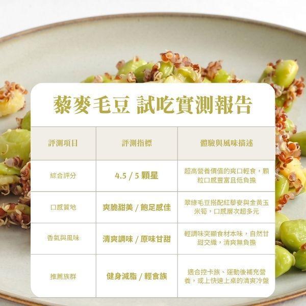 藜麥毛豆(全素、低糖)-300公克/包 藜麥毛豆,蔬食,冷凍,純素,推薦,蔬食推薦,素食推薦