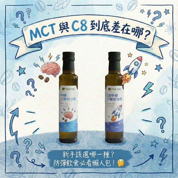 椰子油來源 純C8中鏈三酸甘油酯(C8 MCT)/ 250ml C8,MCT,中鏈三酸甘油脂,生酮飲食,防彈咖啡,生酮,減肥