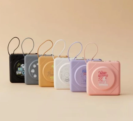 MiWorks米沃 SNOOPY史努比系列 米沃10000mAh 22.5W 七合一快充磁吸行動電源(SNOOPY) 