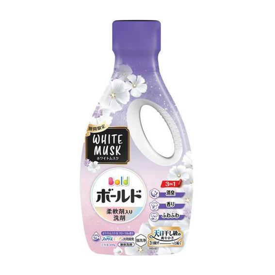 日本 P&G 寶僑 BOLD 3in1 濃縮柔軟洗衣精 610/680g瓶裝｜柔軟劑+洗衣精+除臭 日本P&G,BOLD,寶僑,BOLD洗衣精,P&G洗衣精,日本洗衣精,濃縮洗衣精,3in1洗衣精,三合一洗衣精,柔軟洗衣精,柔軟劑洗衣精,抗菌除臭,除臭洗衣精,室內晾曬,室內曬衣,持久留香,一次漂洗,省水洗衣精,濃縮洗劑,陽光皂香,華麗花香,白麝香,日本進口,衣物清潔,洗衣用品,永森生活補給站