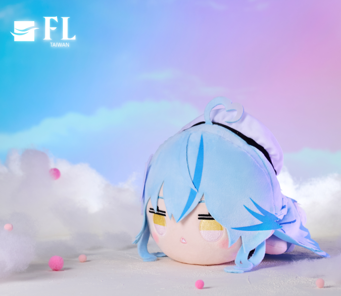 雪花菈米-絨毛趴姿娃娃 Hololive 絨毛娃娃, Hololive FURYU 娃娃, VTuber 周邊, Hololive Merchandise, 限量收藏娃娃, Anime Plush Doll