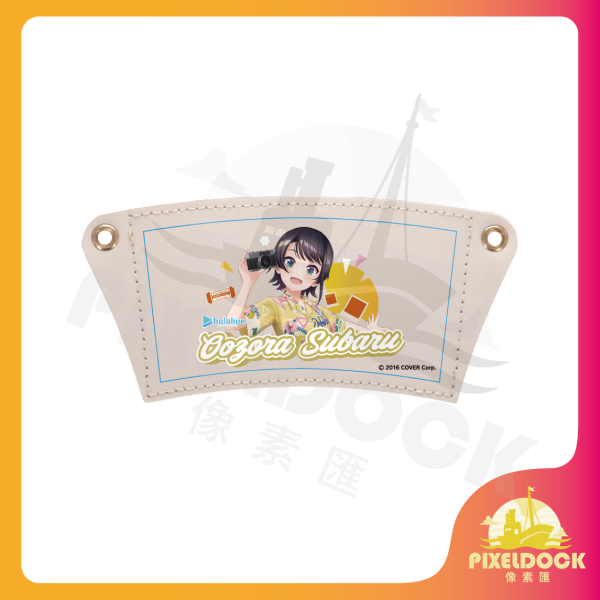 Oozora Subaru皮革飲料杯套 - Hololive Hololive 皮革杯套, 動漫飲料袋, VTuber 周邊, Hololive Merchandise, 收藏杯套, Anime Drink Holder, Oozora Subaru