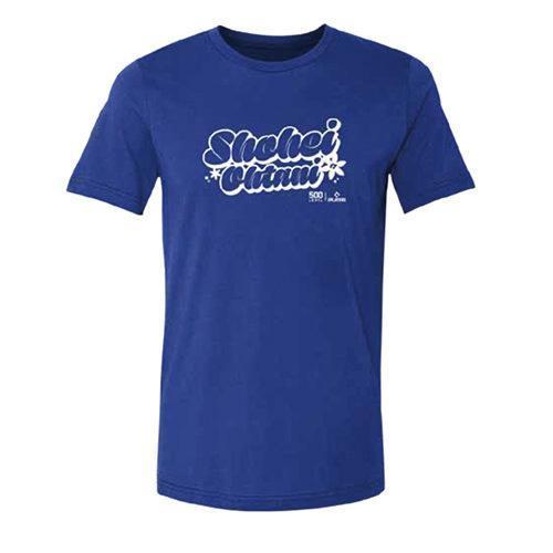 大谷翔平 Shohei Ohtani【棒球應援T恤】Simple Pop 藍色 - MLBPA官方授權 500 LEVEL 大谷翔平,大谷翔平T恤,大谷翔平應援,大谷翔平周邊,WBC 2026,WBC世界棒球經典賽,世界棒球經典賽T恤,應援T恤,棒球應援服,MLBPA正版授權,官方授權,球迷收藏,棒球周邊商品,美國潮牌500 LEVEL