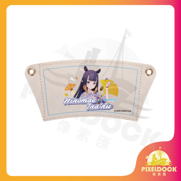 Ninomae Ina'nis皮革飲料杯套 - Hololive Hololive 皮革杯套, 動漫飲料袋, VTuber 周邊, Hololive Merchandise, 收藏杯套, Anime Drink Holder, Ninomae Ina'nis