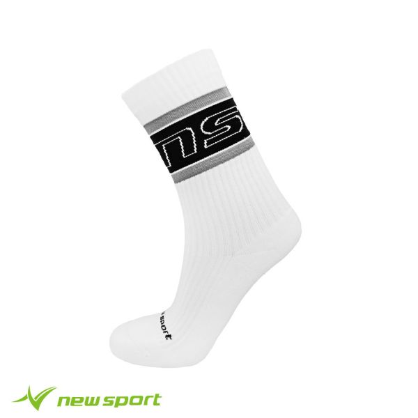 newsport 鈕斯勃 休閒運動長襪【雙線撞色-白黑灰】除臭襪 台灣製造 newsport 運動襪, 鈕斯勃長襪, 雙線撞色襪, 白黑灰襪推薦, 台灣製除臭襪, 抗菌運動襪, 透氣機能襪, 緩震長襪, 萊卡運動襪, 精梳棉襪子, 潮流休閒襪推薦